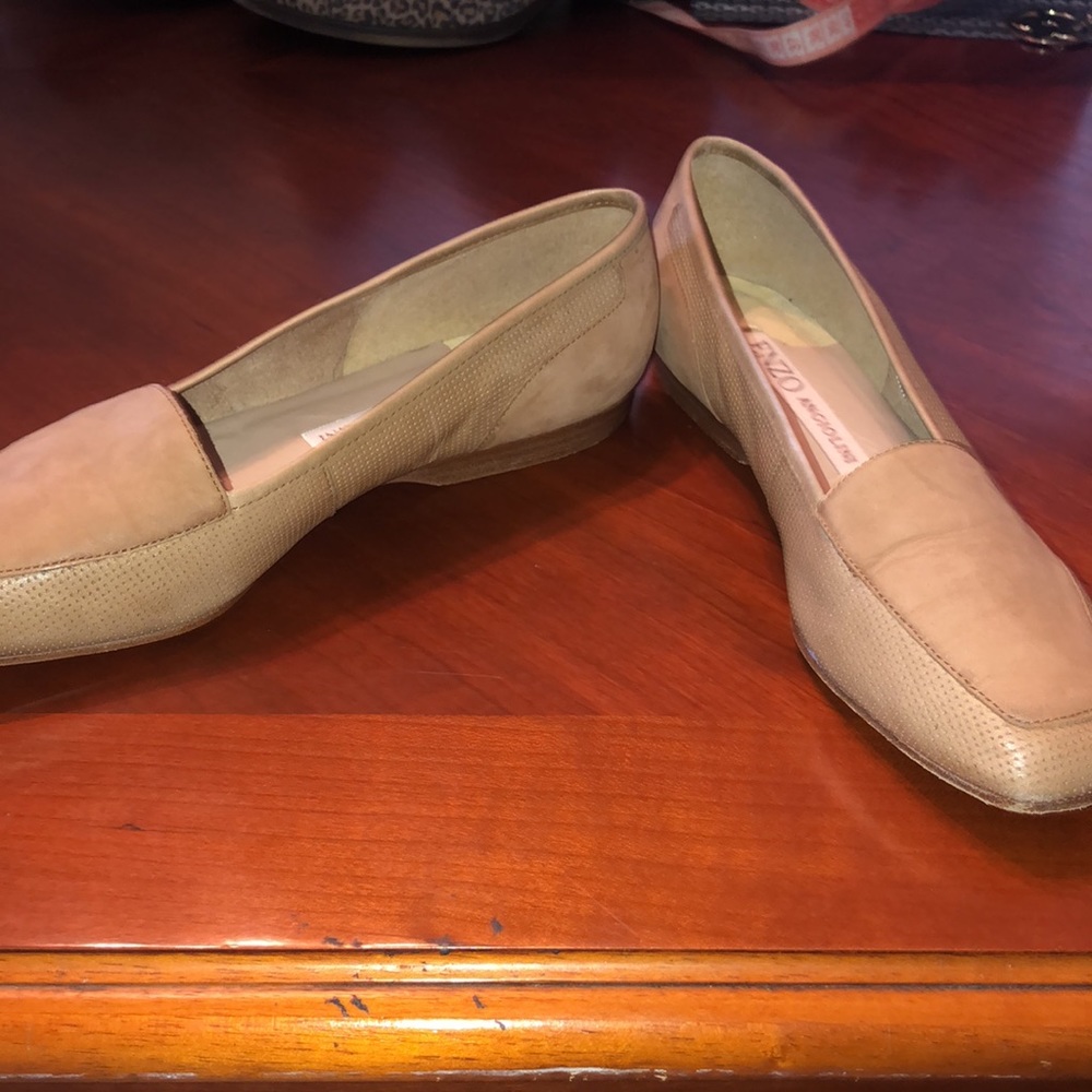 Prwnd Enzo angiolini flats genune leather and suede size 8.5 - Picture 7 of 8